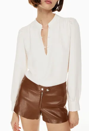 Aritzia Wilfred Ava Blouse in Rainwash Green size Small $98 thumbnail 1