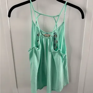Embroidered Mint Green Camisole thumbnail 2