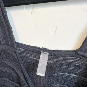 Free People Movement | Femme Sheer Cropped‎ Athletic Tank Top in Black thumbnail 5