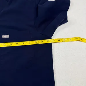 FIGS Leon Three Pocket Scrub Top Men’s Small Navy Blue V Neck FIONx thumbnail 5