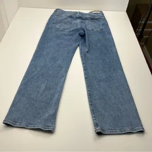 Mavi Barcelona High Rise Wide Leg Womens Size 31 Blue Denim Jean‎ *TINY FLAW thumbnail 15