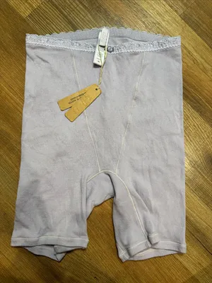 SKIMS Lace Pointelle Boxer in Lavender XS thumbnail 1