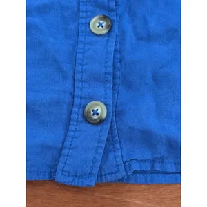 NWT Maeve Anthropologie Tank Top Womens Blue Linen Blend Button Front S thumbnail 2