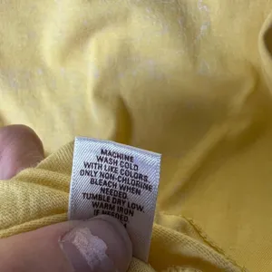 Y2K Abercrombie & fitch yellow t-shirt‎ women's size large thumbnail 7