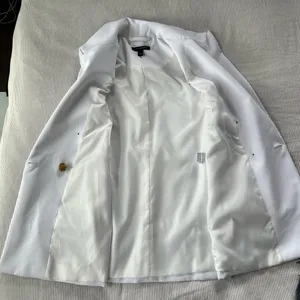 Banana Republic White Sleeveless Blazer Vest thumbnail 8