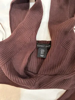 Brown Cableknit Set Size M thumbnail 3