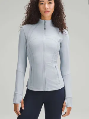 Lululemon Define Jacket Luon Chambray Light Blue Size 8 Zip Up Athletic Coat thumbnail 2