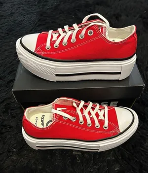 CONVERSE Ctas Lift Double Stack OX red platform shoes sneakers women’s 8.5 new thumbnail 1