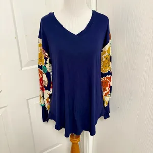 Mai Soli Floral Sleeve Top K2 thumbnail 3