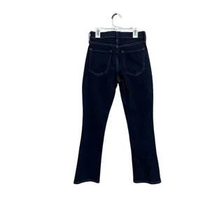 Banana Republic High Rise Crop‎ Boot Jeans Dark Wash Denim Size 25 thumbnail 2