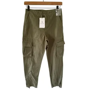 Anine Bing NEW Cargo Trouser Olive Green thumbnail 5