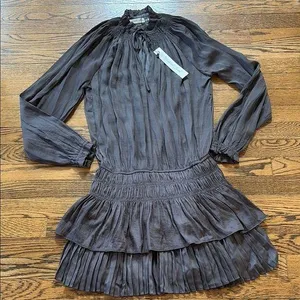 Mustard Seed NWT drop waist keyhole Dress, s thumbnail 1