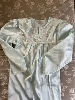 Vintage Nightgown Blue Size M thumbnail 1
