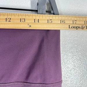 Lululemon Wunder Train High Rise Crop 21'' Women 10 Purple Culf Mesh Scallop Hem thumbnail 10
