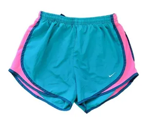Nike Dri Fit Turquoise Purple And Pink Shorts thumbnail 1