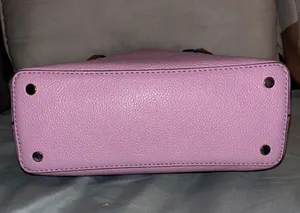 Kate Spade Purse Leather lavender and white mini thumbnail 4