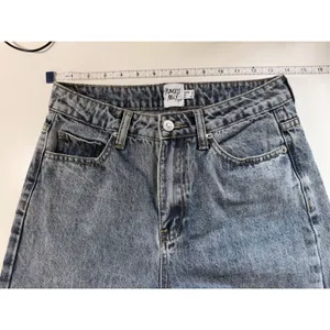 Princess‎ Polly High Waisted Straight Leg Distressed Knee Rip Jeans Light Wash 2 thumbnail 5