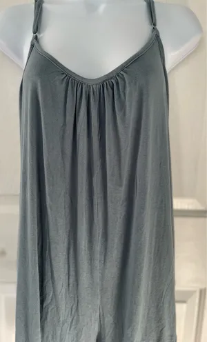 Arknoik Romper Jumpsuit Sleeveless Loose Fit Adj Straps Pockets Size L thumbnail 2