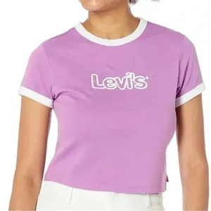 Levi's Women's Graphic Ringer Mini Tee (Size XS) thumbnail 1