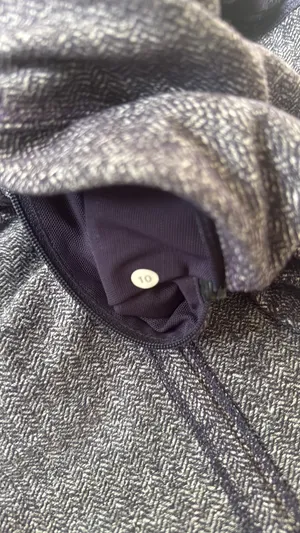 Lululemon Athletica Navy/Gray Herringbone Define Zip Up Size 10 thumbnail 6