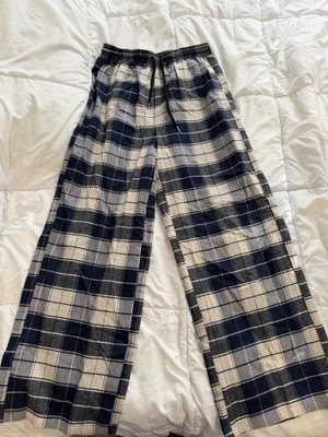 Shein Pajama Pants Wide Leg thumbnail 1