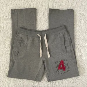 Urban Outfitters‎ Varsity Wide Leg Sweatpants Small Grey Excellent Joggers thumbnail 1