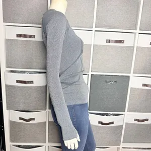 Lululemon Swiftly Tech Long Sleeve Shirt 2.0 Parallel Texture Black / White Size thumbnail 6