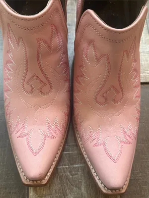 Ariat Pink Cutout Western Ankle Booties thumbnail 4
