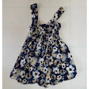 LULUS Sunny Attraction Navy Floral Bustier Mini Dress S thumbnail 2
