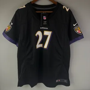 NWT Baltimore Ravens J.K. Dobbins Nike Home Black On Field Jersey Womens Sz 2XL thumbnail 1