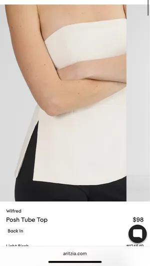aritzia posh tube top thumbnail 2