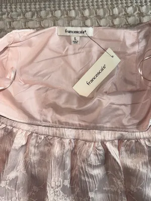 Francesca's Pink Bubble Skirt thumbnail 4
