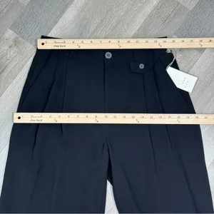 A New Day Pleat Front Wide Leg High Waist Trouser Pants Black Size‎ 4 thumbnail 11