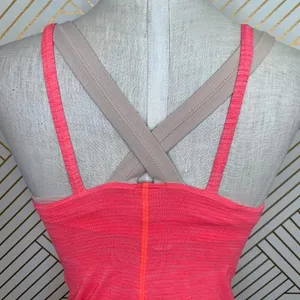 Lululemon Run For Gold Tank Heather Electric Coral‎ thumbnail 7