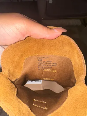 Steve Madden Leather Boots Brown thumbnail 7