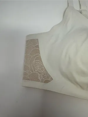 Honeylove White Lace Astral Crossover Lace Bra Original XL thumbnail 7