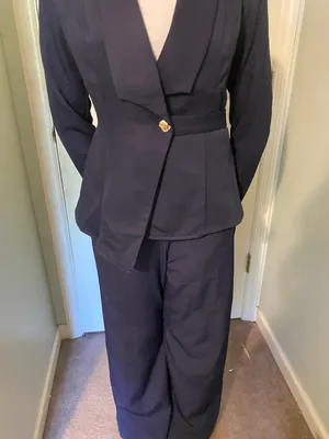 Navy blue suit set thumbnail 5