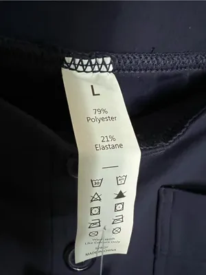 Halara NWT DayStretch High Waisted Navy Blue Pockets Straight Leg Athletic Pants thumbnail 6