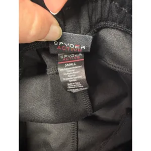Spyder Active Womens Black Joggers Sweatpants Small Elastic Waist‎ Pockets NWOT thumbnail 5