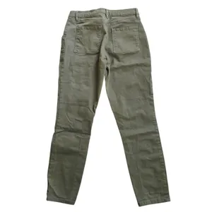Banana Republic Womens Olive Green Utility Carpenter Pants Slim‎ Straight Size 6 thumbnail 3