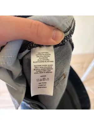Loft EUC Women's Dark Wash Curvy Straight Leg Jeans Size 30/10 thumbnail 6