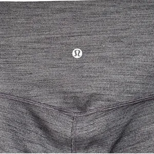 Lululemon Align Pant II 25" Mini Herringbone Heathered Black White / Black Sz 8 thumbnail 12