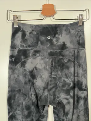 Lululemon Groove Super High Rise Flare Pants Size 6 Diamond Dye Pitch Grey GG thumbnail 6