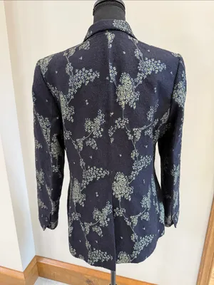 Banana Republic Heritage Collection Blue Foral size 14 thumbnail 4