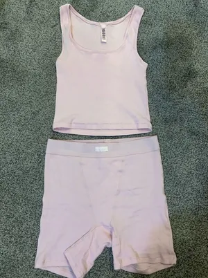 Skims Cotton Ribbed Set thumbnail 1