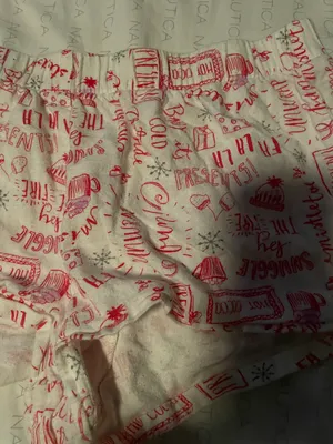 Women Pj Shorts Size Small Red thumbnail 2