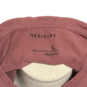 Medicine Women's Fitted 100% Cotton T-Shirt, Dusty Rose, Size Large thumbnail 5