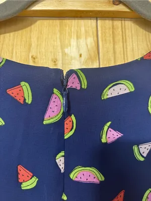 🍉 Maison Jules Watermelon Print Fit & Flare Dress – Size‎ L Excellent condition thumbnail 10