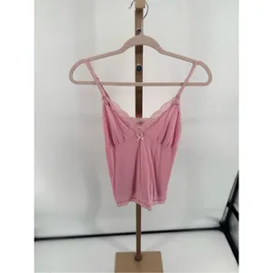 Vintage Victoria’s Secret Angel Pink Lace Cami Tank Top Y2K Spaghetti Strap M thumbnail 11