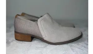 TOMS Women's Shaye Booties Drizzle Gray Suede 9.5 thumbnail 1